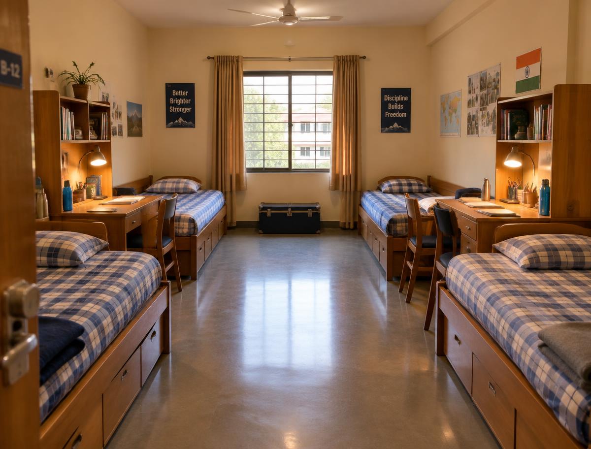 Boarding residence room
